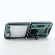 Бронированный Чехол до Samsung Galaxy Z Flip5 5G, Nox Case Ring, зелёный