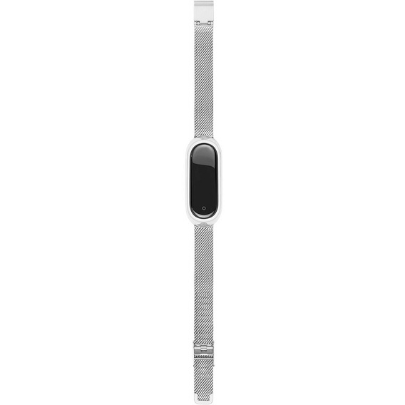 Браслет  MilaneseBand для Xiaomi Mi Band 3 / Band 4 - Silver