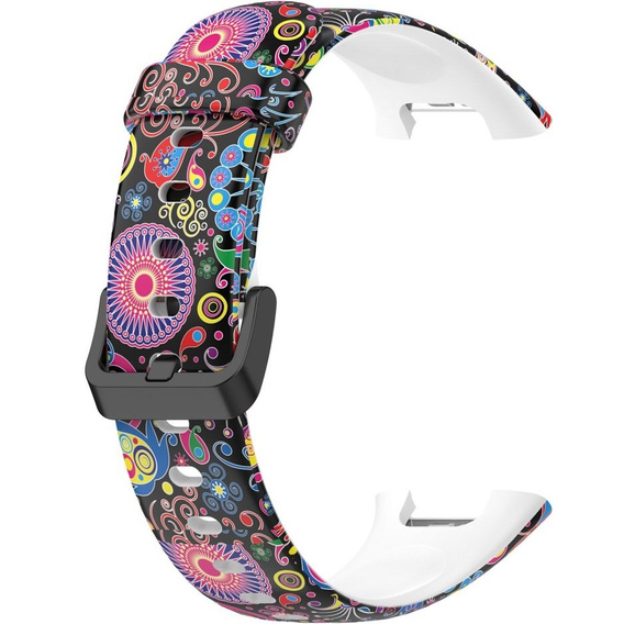 Силіконовий ремінець для Xiaomi Mi Band 7 Pro, Peacock