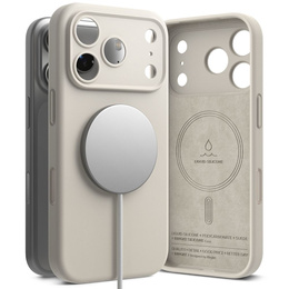 Чехол Ringke для iPhone 17 Pro Max, силиконовый магнитный MagSafe, камень