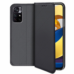 Откидной чехол для Xiaomi Poco M4 Pro 5G / Redmi Note 11S 5G, Wallet Smart Magnet, синий