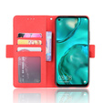 Откидной чехол для Huawei P40 Lite, Card Slot, красный
