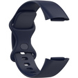 Резиновый браслет Softband для  Fitbit Charge 5 - Dark Blue