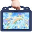 Детский чехол для Lenovo Tab M11, Cute Patterns, с подставкой, темно-синий