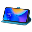 Откидной чехол для TCL 20 SE, Mandala, синий