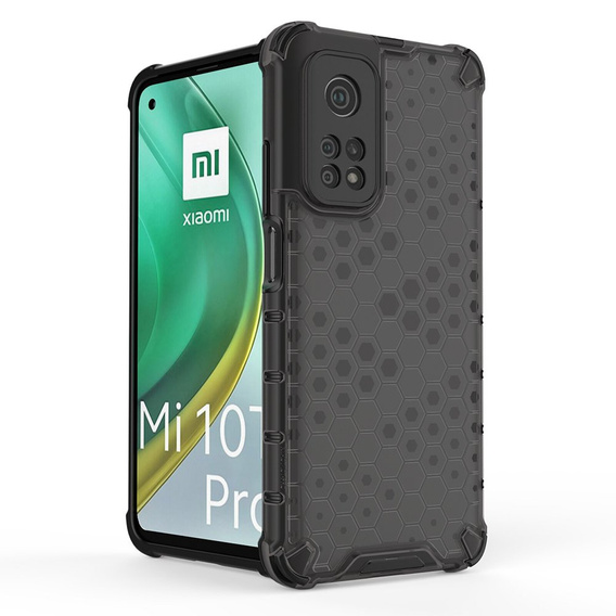 Панцирний чохол Honeycomb для Xiaomi Mi 10T 5G/10T Pro 5G - Smoke Black