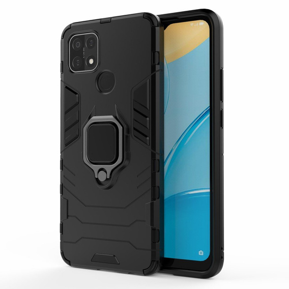 Чoхол до Oppo A15 / A15s, Kickstand Ring, чорний