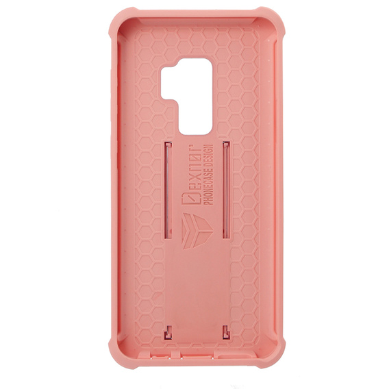 Бронированный чехол для Samsung Galaxy S9 Plus, Dexnor Full Body, розовый rose gold