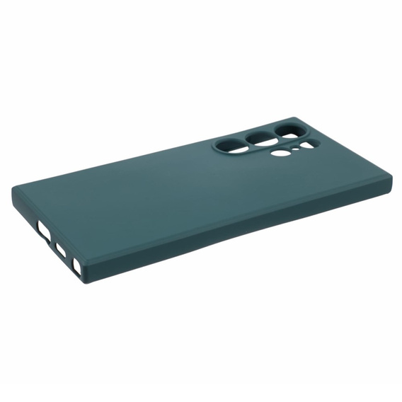 Чехол до Samsung Galaxy S24 Ultra, Silicone Lite, зелёный