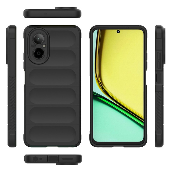 Чехол до Realme C67, Gaming Shockproof, чёрный