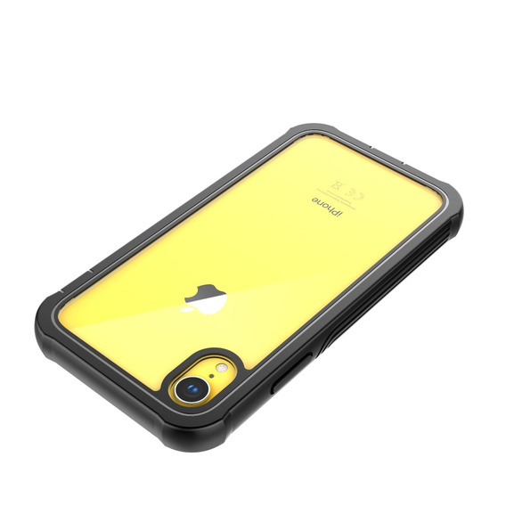 Чехол для iPhone XR, Shockproof, с пленкой, чёрный