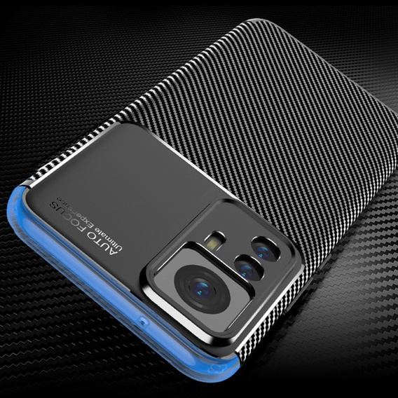 Чехол до Xiaomi 12T, Carbon Gel, чёрный