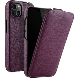 Чохол MELKCO для iPhone 13, шкіряний, фліп, фіолетовий