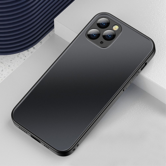 Чохол Matte Glass до iPhone 11 Pro Max, Black