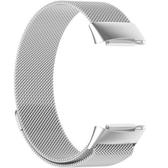 Браслет  MilaneseBand для Fitbit Charge 5 - Silver