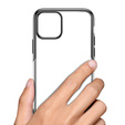 Чехол ERBORD TPU Frame для iPhone 13 mini  - Clear / Black