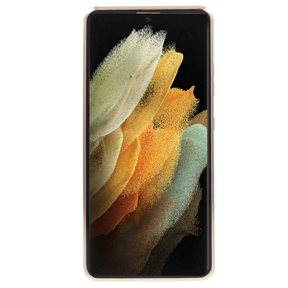 Магнітний чохол Dual Glass MagSafe для Samsung Galaxy S21 Ultra, золотий