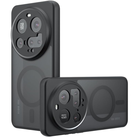 Чохол для Xiaomi 15 Ultra, для MagSafe, ERBORD Matt Case, чорний