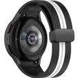 Силиконовый ремешок для Samsung Galaxy Watch 4 / 5 40/42/44/46/45MM PRO, Black / White
