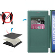 Откидной чехол для Samsung Galaxy S25 Ultra, RFID Wallet MagSafe CamShield, зелёный