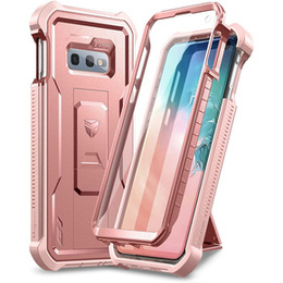 Бронированный чехол для Samsung Galaxy S10e, Dexnor Full Body, розовый rose gold