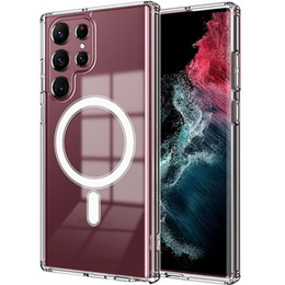 Чехол для Samsung Galaxy S24 Ultra, гибридный чехол Fusion, для MagSafe, прозрачный