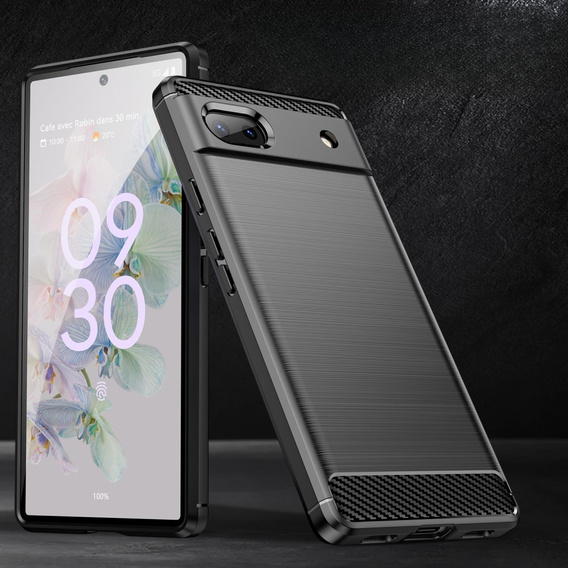 Чехол до Google Pixel 6A, Carbon, чёрный
