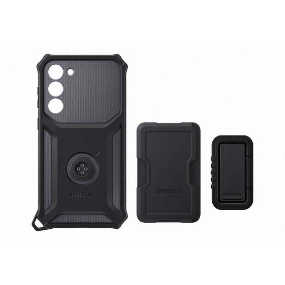 Оригінальний чохол Samsung для Galaxy S23+ Plus, Rugged Gadget Case, чорний
