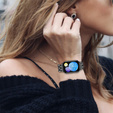 Бриллиантовый браслет для Xiaomi Smart Band 8 Pro, черный