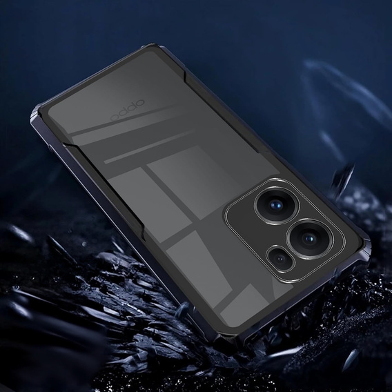 Чехол до Oppo Reno 13F / Oppo Reno 13FS, AntiDrop Hybrid, чёрный
