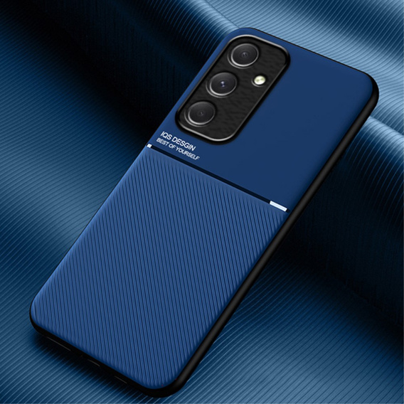 Чехол для Samsung Galaxy A55 5G, с магнитной накладкой, синий