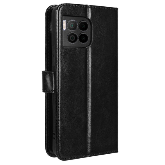 Футляр з клапаном для T Phone 2 Pro 5G, Crazy Horse Wallet, чорний