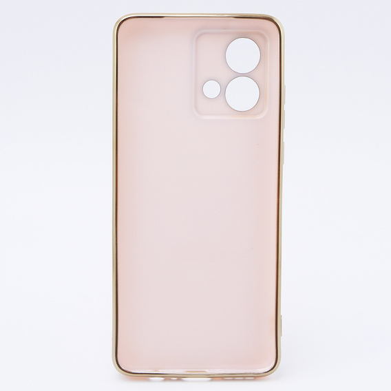 Чохол для Motorola Moto G84 5G, Glamour CamShield, рожевий rose gold