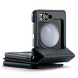 CASEME флип-кейс для Samsung Galaxy Z Flip5 5G, Litchi Wallet, чёрный
