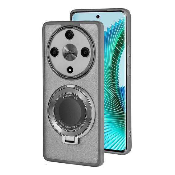 Чехол для Honor Magic 6 Lite 5G, Glittery Magnetic, для MagSafe, чёрный