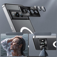 Защитный чехол для камеры Google Pixel 8 Pro, CamShield MagSafe, прозрачный / серебряный