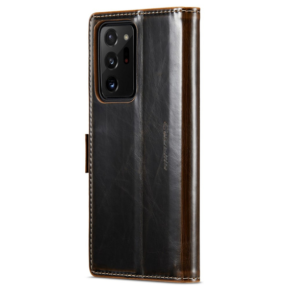 Флип-кейс CASEME для Samsung Galaxy Note 20 Ultra, Waxy Textured, кофе