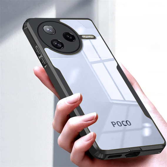 Чехол до Xiaomi Poco F7 Pro, AntiDrop Hybrid, чёрный