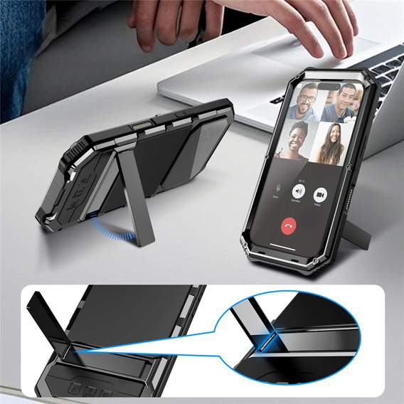 Бронированный чехол с подставкой R-JUST для iPhone 17