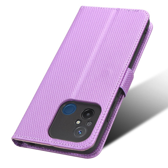 Откидной чехол для Xiaomi Redmi 12C, Wallet, Smart Magnet, фиолетовый