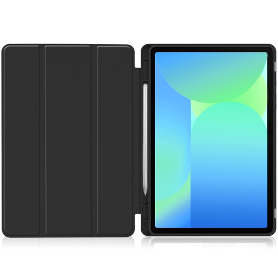 Чехол для Samsung Galaxy Tab S10 FE+ Plus, Smartcase с местом для стилуса, чёрный