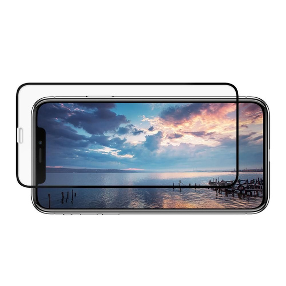 Загартоване захисне скло SPIGEN для iPhone 11 Pro / Xs / X, Full Cover