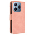 Откидной чехол для Realme C61, Card Slot, розовый