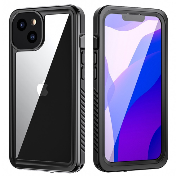 Водонепроницаемый чехол IP68 для iPhone 13, чёрный