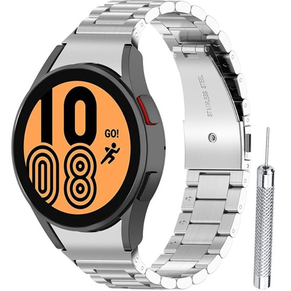 Браслет Stainless для  Samsung Galaxy Watch 4 / 4 Classic - Silver