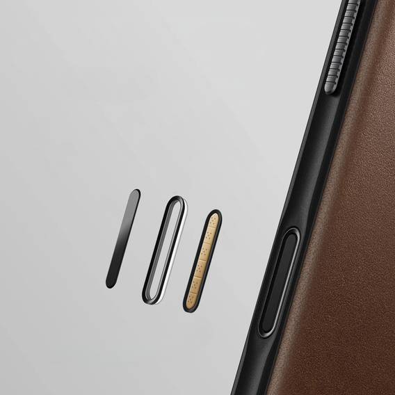 Чехол Nomad для iPhone 17 Pro Max, современный кожаный чехол, коричневый