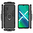 Чoхол до Samsung Galaxy A03s, Kickstand Ring, чорний