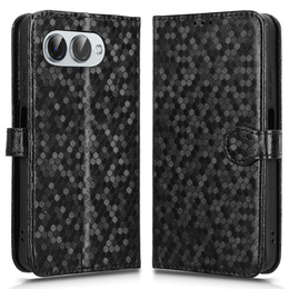 Чохол-фліп для T Phone 3 5G, Wallet Rhombus, чорний