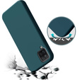 Чoхол до Samsung Galaxy A12 / M12 / A12 2021, Silicone Lite, темно-зелений