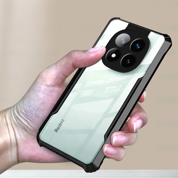 Чехол до Xiaomi Redmi Note 14 Pro, AntiDrop Hybrid, чёрный